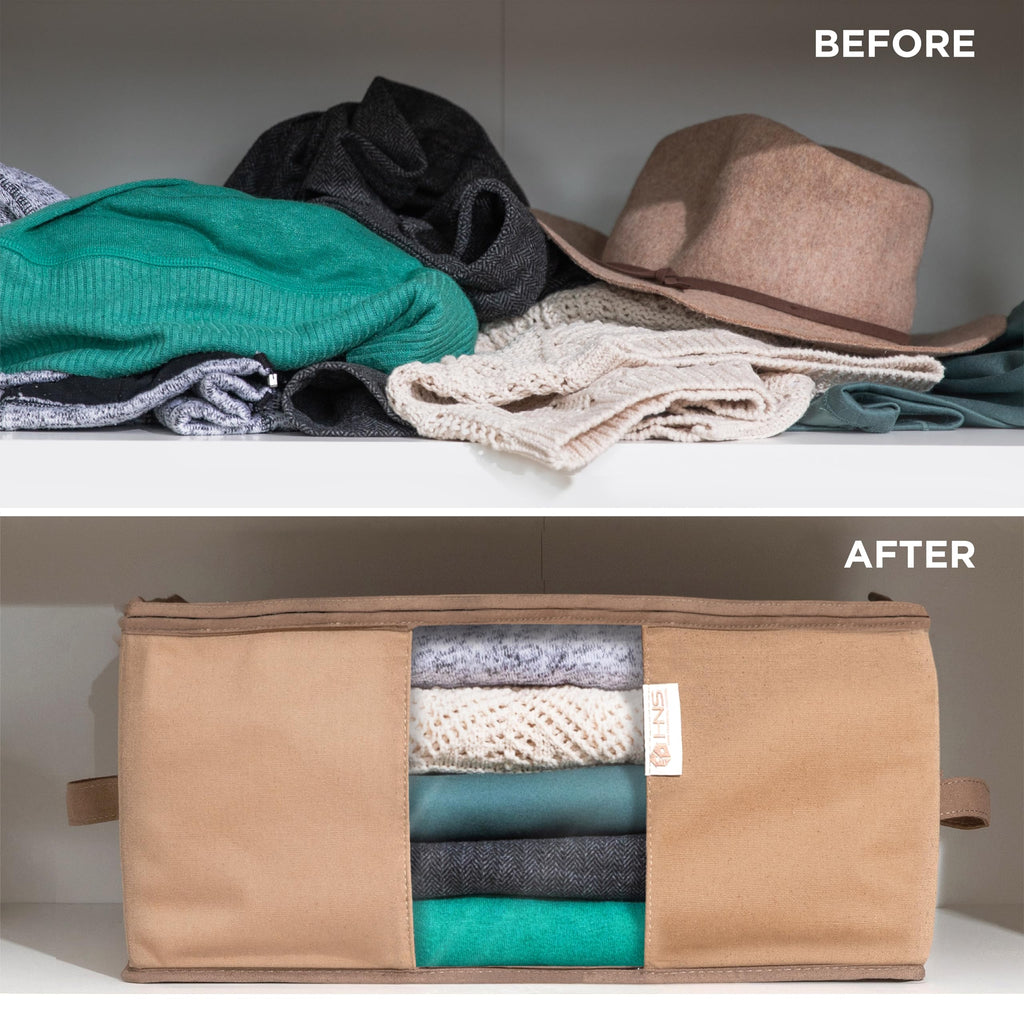 2-Piece Underbed Clothes & Bedding Storage Bag Set