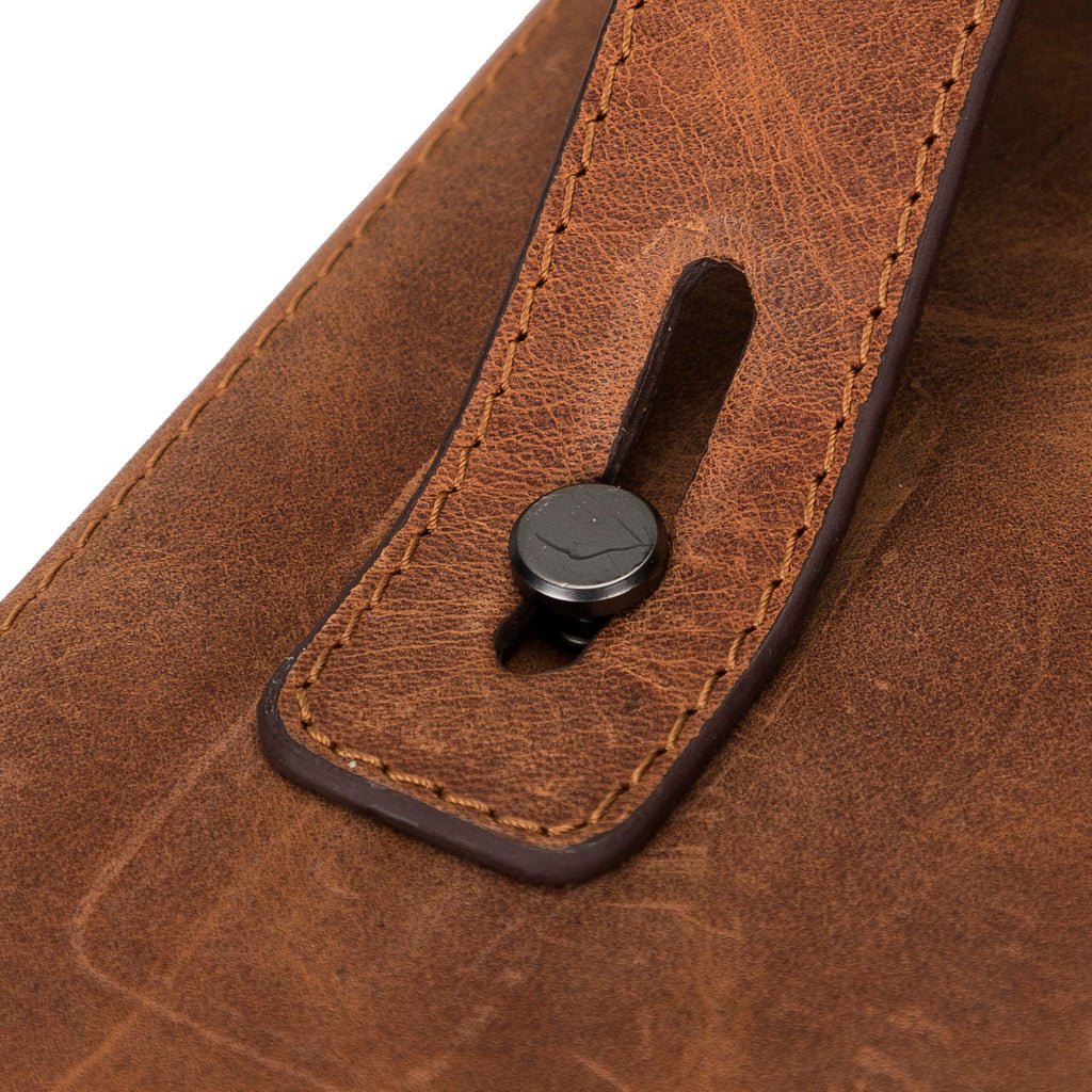 Full Grain Leather Travel Cable Organizer