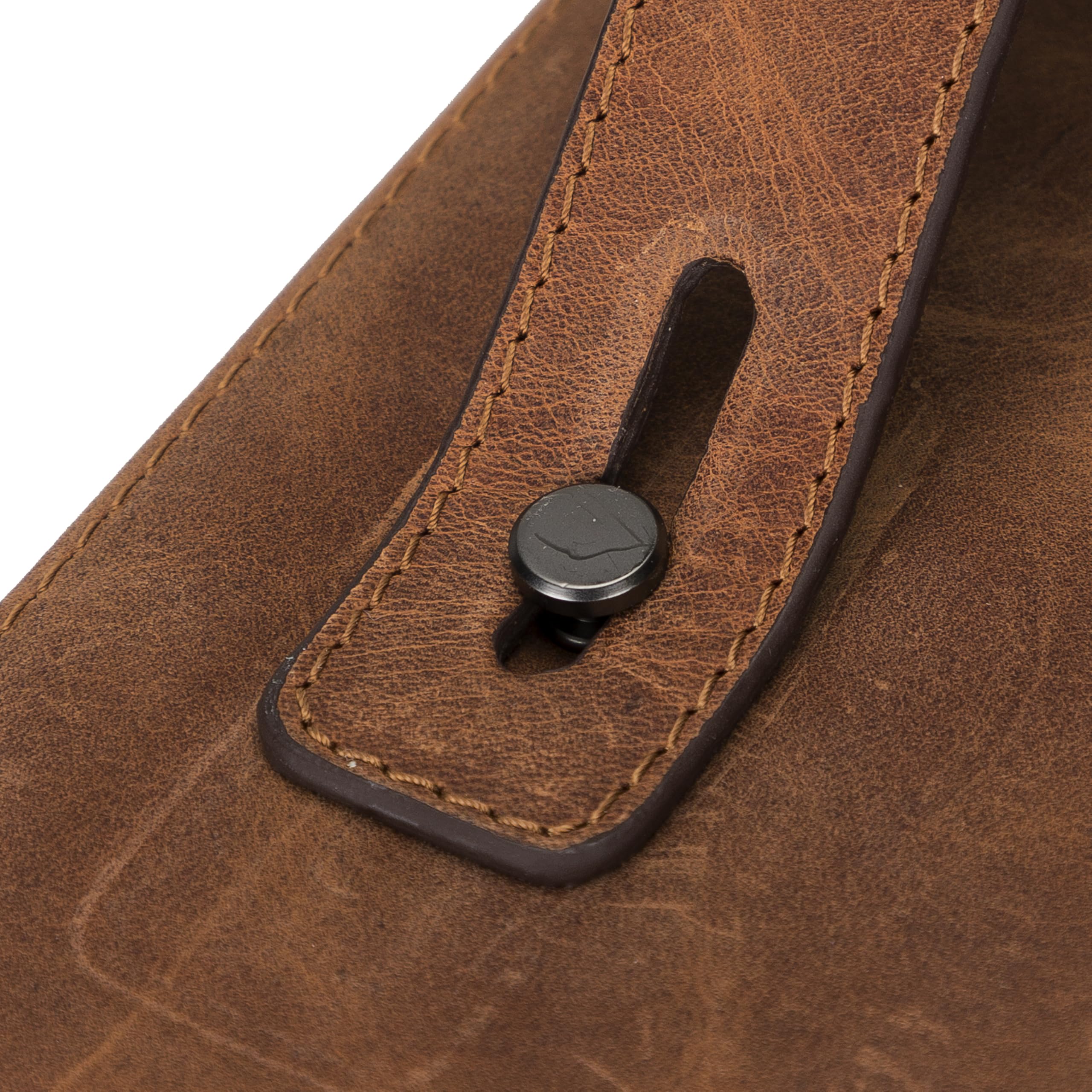 Full Grain Leather Travel Cable Organizer