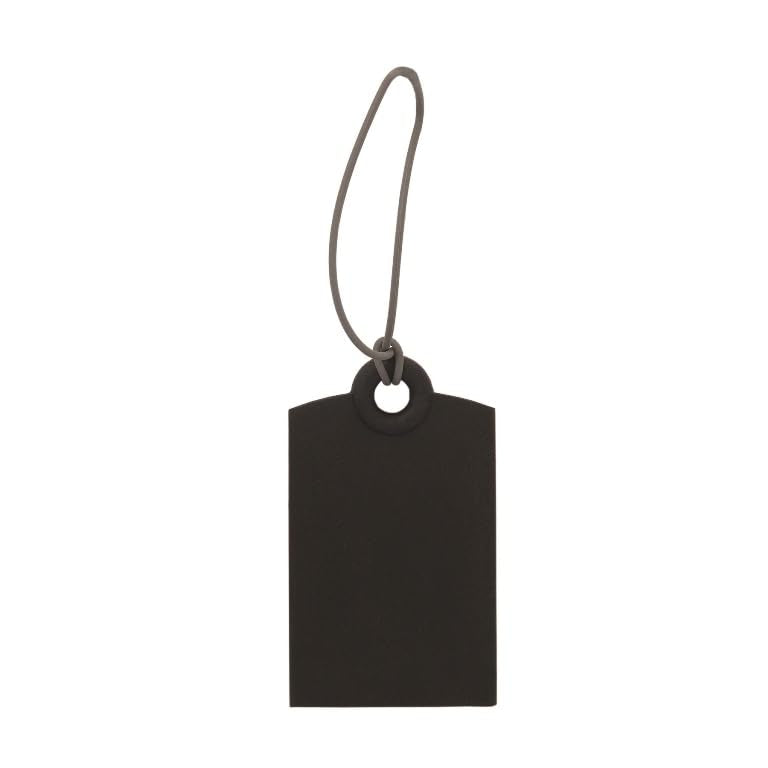 Silicone Luggage Tag - Black