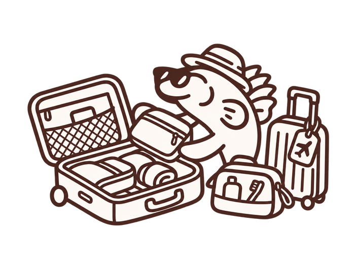 Carryvia travel illustration